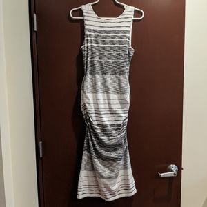 Athleta ruched dress midi